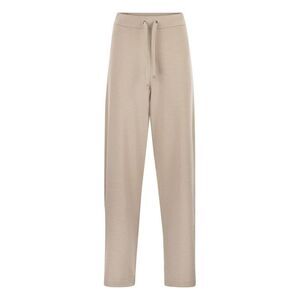 HERNO Women's Wide-Leg Drawstring Pants Women Beige